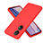 Ultra-thin Silicone Gel Soft Case 360 Degrees Cover H01P for Huawei Honor X7 Red