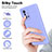 Ultra-thin Silicone Gel Soft Case 360 Degrees Cover H01P for Xiaomi Mi 11T 5G