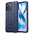 Ultra-thin Silicone Gel Soft Case 360 Degrees Cover J01S for OnePlus Ace 5G Blue