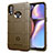 Ultra-thin Silicone Gel Soft Case 360 Degrees Cover J01S for Samsung Galaxy A10s Brown