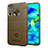 Ultra-thin Silicone Gel Soft Case 360 Degrees Cover J01S for Samsung Galaxy A60 Brown