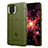 Ultra-thin Silicone Gel Soft Case 360 Degrees Cover J01S for Samsung Galaxy M60s Green