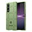 Ultra-thin Silicone Gel Soft Case 360 Degrees Cover J01S for Sony Xperia 1 V Green