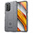 Ultra-thin Silicone Gel Soft Case 360 Degrees Cover J01S for Xiaomi Redmi K40 5G Gray