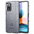 Ultra-thin Silicone Gel Soft Case 360 Degrees Cover J01S for Xiaomi Redmi Note 10 Pro 4G Gray