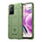 Ultra-thin Silicone Gel Soft Case 360 Degrees Cover J01S for Xiaomi Redmi Note 12S Green