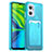 Ultra-thin Silicone Gel Soft Case 360 Degrees Cover J02S for Xiaomi Redmi 11 Prime 5G Sky Blue