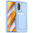 Ultra-thin Silicone Gel Soft Case 360 Degrees Cover J02S for Xiaomi Redmi K40 Pro+ Plus 5G Blue