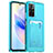 Ultra-thin Silicone Gel Soft Case 360 Degrees Cover J02S for Xiaomi Redmi Note 11 5G Sky Blue