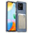 Ultra-thin Silicone Gel Soft Case 360 Degrees Cover J03S for Xiaomi Redmi 10 India Gray