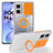 Ultra-thin Silicone Gel Soft Case 360 Degrees Cover MJ1 for Xiaomi Poco M4 5G Orange