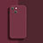 Ultra-thin Silicone Gel Soft Case 360 Degrees Cover S01 for Apple iPhone 14 Red Wine