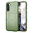 Ultra-thin Silicone Gel Soft Case 360 Degrees Cover S01 for OnePlus Nord Army green