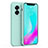Ultra-thin Silicone Gel Soft Case 360 Degrees Cover S01 for Oppo A56S 5G Mint Blue