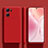 Ultra-thin Silicone Gel Soft Case 360 Degrees Cover S01 for Oppo K10 5G Red