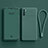 Ultra-thin Silicone Gel Soft Case 360 Degrees Cover S01 for Oppo K9 Pro 5G Midnight Green
