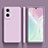 Ultra-thin Silicone Gel Soft Case 360 Degrees Cover S01 for Oppo Reno7 Z 5G Clove Purple