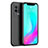 Ultra-thin Silicone Gel Soft Case 360 Degrees Cover S01 for Vivo iQOO 8 Pro 5G Black