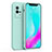 Ultra-thin Silicone Gel Soft Case 360 Degrees Cover S01 for Vivo iQOO 8 Pro 5G Mint Blue