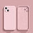 Ultra-thin Silicone Gel Soft Case 360 Degrees Cover S02 for Apple iPhone 14 Plus Pink