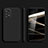 Ultra-thin Silicone Gel Soft Case 360 Degrees Cover S02 for Samsung Galaxy A73 5G Black