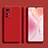 Ultra-thin Silicone Gel Soft Case 360 Degrees Cover S02 for Xiaomi Mi 12 5G Red