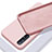Ultra-thin Silicone Gel Soft Case 360 Degrees Cover S03 for Oppo Reno3 Pro Pink