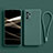 Ultra-thin Silicone Gel Soft Case 360 Degrees Cover S03 for Samsung Galaxy A52 5G Midnight Green