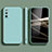 Ultra-thin Silicone Gel Soft Case 360 Degrees Cover S03 for Samsung Galaxy S20 FE 4G Cyan