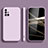 Ultra-thin Silicone Gel Soft Case 360 Degrees Cover S04 for Samsung Galaxy A71 4G A715 Clove Purple