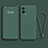 Ultra-thin Silicone Gel Soft Case 360 Degrees Cover S04 for Vivo iQOO 8 Pro 5G Green