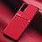 Ultra-thin Silicone Gel Soft Case 360 Degrees Cover S04 for Vivo X50 Pro 5G Red