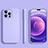 Ultra-thin Silicone Gel Soft Case 360 Degrees Cover S05 for Apple iPhone 13 Pro Max Clove Purple