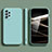 Ultra-thin Silicone Gel Soft Case 360 Degrees Cover S05 for Samsung Galaxy A32 4G Cyan