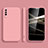 Ultra-thin Silicone Gel Soft Case 360 Degrees Cover S05 for Samsung Galaxy A90 5G Pink