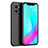 Ultra-thin Silicone Gel Soft Case 360 Degrees Cover S06 for Vivo iQOO 9 Pro 5G Black