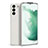 Ultra-thin Silicone Gel Soft Case 360 Degrees Cover S08 for Samsung Galaxy S21 FE 5G White