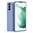 Ultra-thin Silicone Gel Soft Case 360 Degrees Cover S08 for Samsung Galaxy S21 Plus 5G Lavender Gray