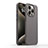 Ultra-thin Silicone Gel Soft Case 360 Degrees Cover YK1 for Apple iPhone 15 Pro Max Dark Gray