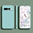 Ultra-thin Silicone Gel Soft Case 360 Degrees Cover YK1 for Google Pixel 7 Pro 5G Mint Blue