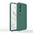 Ultra-thin Silicone Gel Soft Case 360 Degrees Cover YK1 for Huawei Honor 70 5G Midnight Green