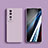 Ultra-thin Silicone Gel Soft Case 360 Degrees Cover YK1 for Huawei Honor 70 Pro 5G Purple