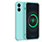 Ultra-thin Silicone Gel Soft Case 360 Degrees Cover YK1 for Realme 10S 5G Cyan