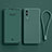 Ultra-thin Silicone Gel Soft Case 360 Degrees Cover YK1 for Vivo V21e 5G Midnight Green