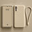 Ultra-thin Silicone Gel Soft Case 360 Degrees Cover YK1 for Vivo V23e 5G Khaki