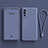 Ultra-thin Silicone Gel Soft Case 360 Degrees Cover YK1 for Vivo V23e 5G Lavender Gray