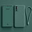 Ultra-thin Silicone Gel Soft Case 360 Degrees Cover YK1 for Vivo V23e Midnight Green