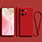 Ultra-thin Silicone Gel Soft Case 360 Degrees Cover YK1 for Vivo V25 5G Red