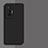 Ultra-thin Silicone Gel Soft Case 360 Degrees Cover YK1 for Vivo X70t Black