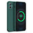 Ultra-thin Silicone Gel Soft Case 360 Degrees Cover YK1 for Vivo Y55s 5G Midnight Green